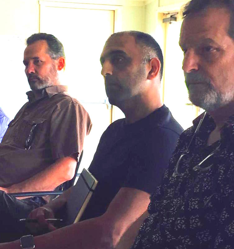 Tim, Pedram & Daniel at the Evolutionary Leaders Retreat 2015